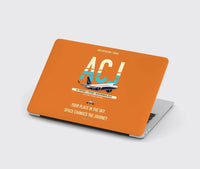 Thumbnail for Airbus ACJ TwoTwenty design on orange MacBook case