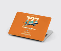 Thumbnail for Boeing 737 MAX 9 design on orange MacBook case