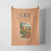 Thumbnail for Federico García Lorca Granada-Jaén Airport (GRX) design on orange towel