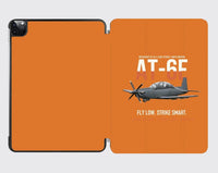 Thumbnail for AT-6E Wolverine Light Attack design on orange ipad tablet case