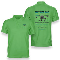 Thumbnail for DJI Matrice 400 design on light green polo