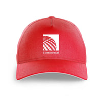 Thumbnail for Continental Airlines logo printed on red cap
