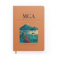 Thumbnail for Augusto C. Sandino International Airport (MGA) design on orange notebook
