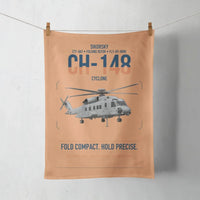 Thumbnail for Sikorsky CH-148 Cyclone design on orange towel