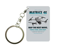 Thumbnail for DJI Matrice 4E Key Chain design on light gray key chain
