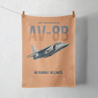 Thumbnail for AV-8B Harrier II design on orange towel