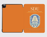 Thumbnail for Santos Dumont Airport (SDU) design on orange ipad tablet case