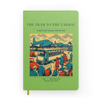 Thumbnail for VINTAGE G4372 - The Tram To The Tarmac - Designed Notebooks design on lightgreen