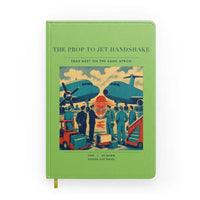 Thumbnail for VINTAGE G4385 - The Prop To Jet Handshake - Designed Notebooks design on lightgreen