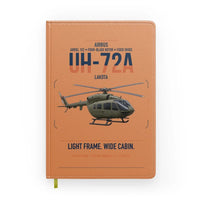 Thumbnail for Airbus UH-72A Lakota design on orange notebook