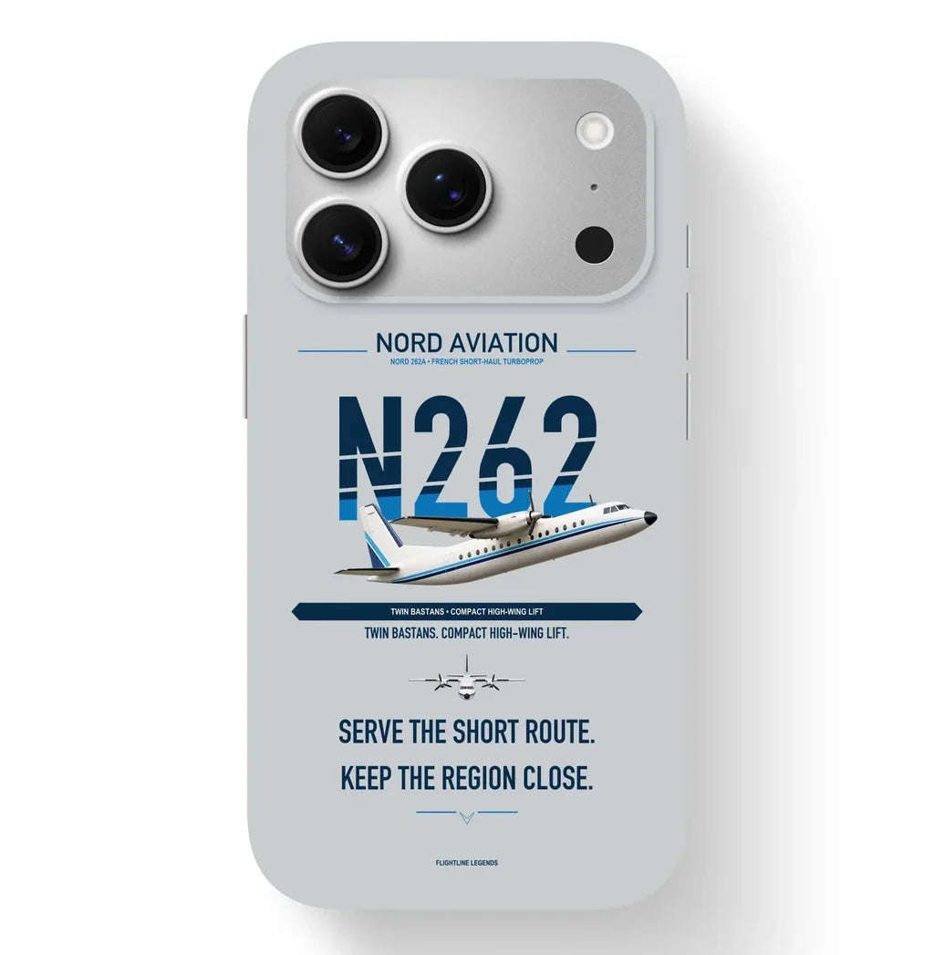 Nord 262A Case design on light gray iphone case