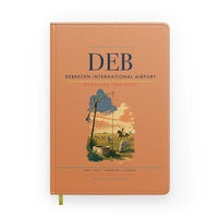 Thumbnail for Debrecen International Airport (DEB) design on orange notebook
