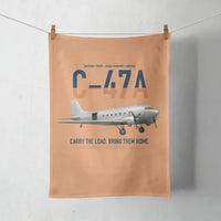Thumbnail for C-47A Skytrain design on orange towel