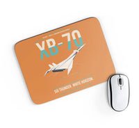 Thumbnail for XB-70A Valkyrie design on orange rectangle mouse pad