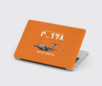 Thumbnail for C-17A Globemaster III design on orange MacBook case