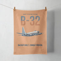 Thumbnail for B-32 Dominator design on orange towel