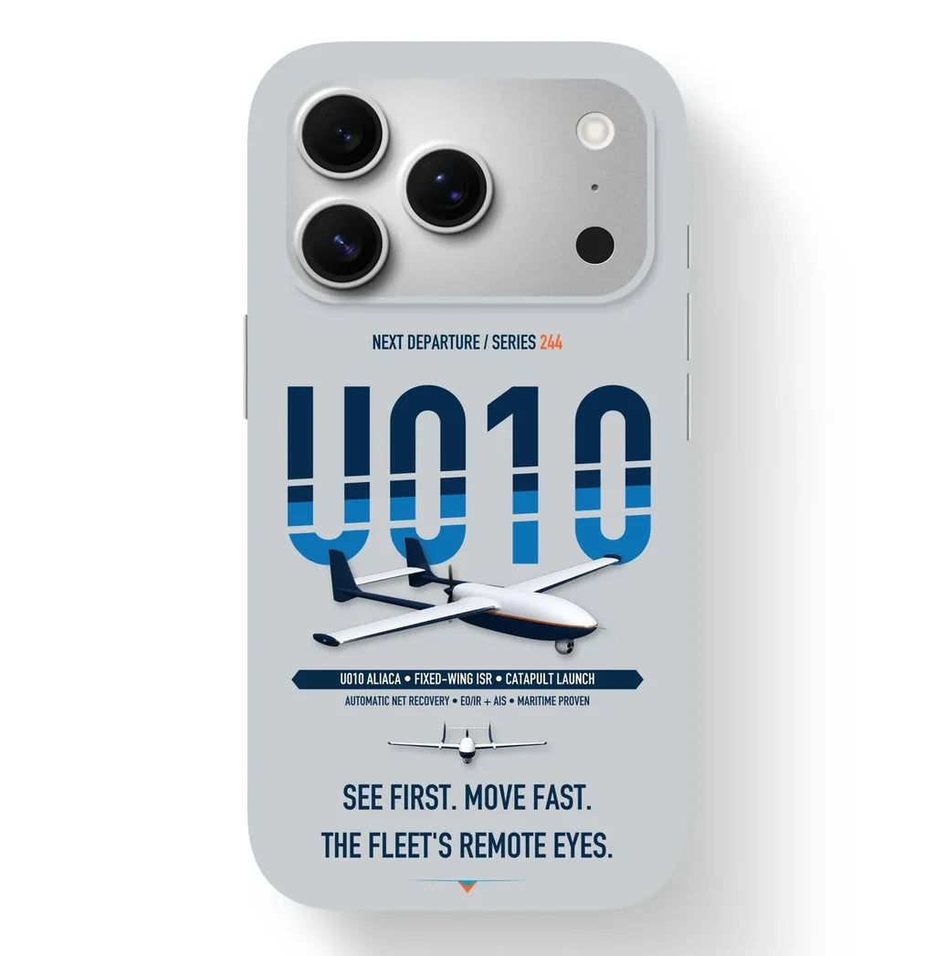 Airbus U010 Aliaca Fixed-wing Case design on light gray iphone case