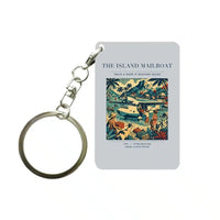 Thumbnail for VINTAGE G4065 - The Island Mailboat - Designed Key Chain design on lightgray