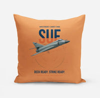 Thumbnail for Dassault Super Étendard design on orange pillow