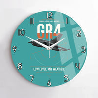 Thumbnail for Panavia Tornado GR4 design on turquoise no frame wall clock
