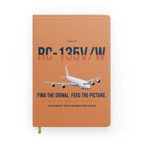 Thumbnail for RC-135V W Rivet Joint design on orange notebook