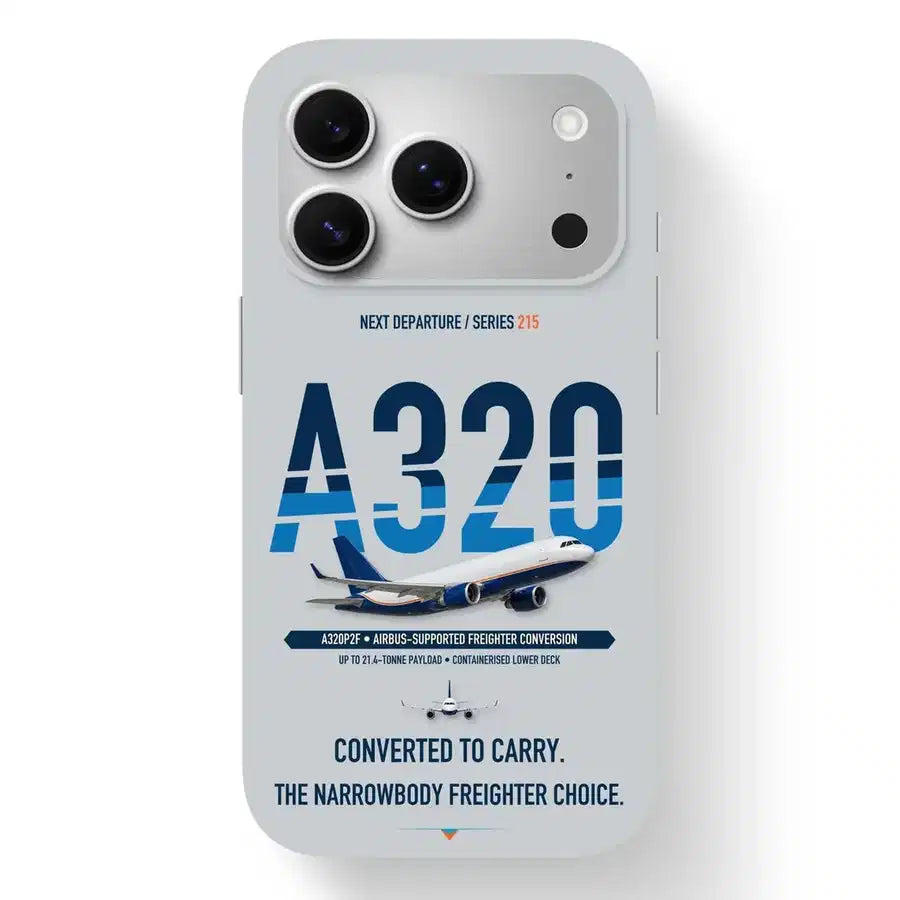Airbus A320P2F Case design on light gray iphone case