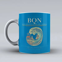Thumbnail for Rafael Hernández Airport (BQN) airport code design on turquoise ceramic mug
