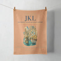 Thumbnail for Kalymnos Island National Airport (JKL) design on orange towel