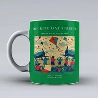 Thumbnail for VINTAGE G4434 - The Kite Day Tribute - Ceramic Mug design on green