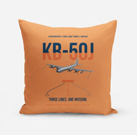 Thumbnail for KB-50J Superfortress design on orange pillow