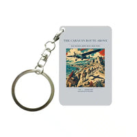 Thumbnail for VINTAGE G4332 - The Caravan Route Above - Designed Key Chain design on lightgray