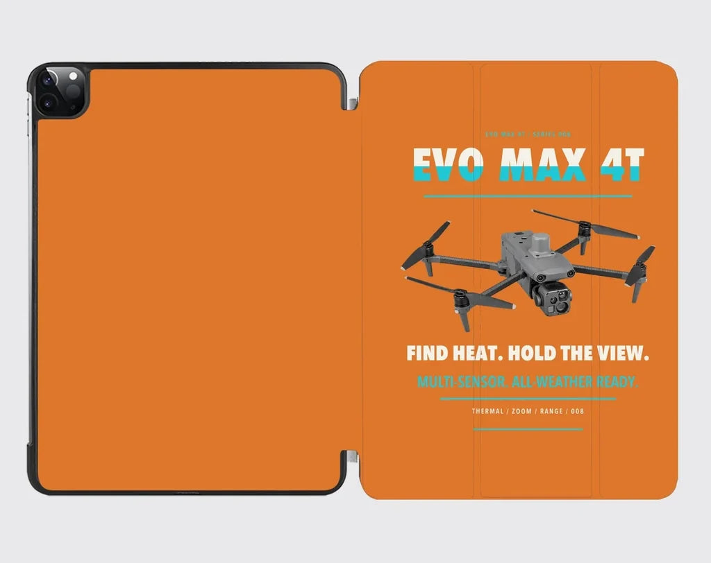 Autel EVO Max 4T design on orange ipad tablet case