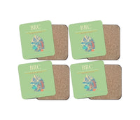 Thumbnail for San Carlos de Bariloche Airport BRC Coaster 4-Pieces-Set - Light Green