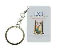 Thumbnail for Luxor International Airport LXR Key Chain design on light gray key chain