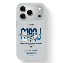 Thumbnail for Cessna 180J Skywagon design on light gray magsafe iphone case, for iPhone 17 Pro