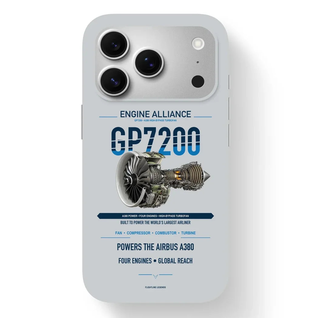 GP7200 Case design on light gray iphone case