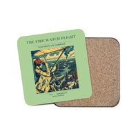 Thumbnail for The Fire Watch Flight - Designed Coasters design on light green 1-piece