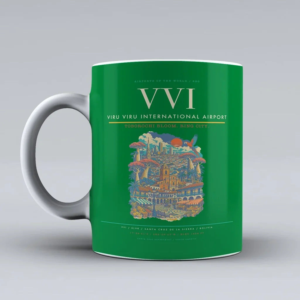 Viru Viru International Airport VVI Mug - Green