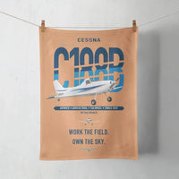Thumbnail for Cessna A188B AgTruck design on orange towel