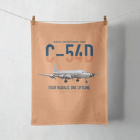 Thumbnail for C-54D Skymaster design on orange towel