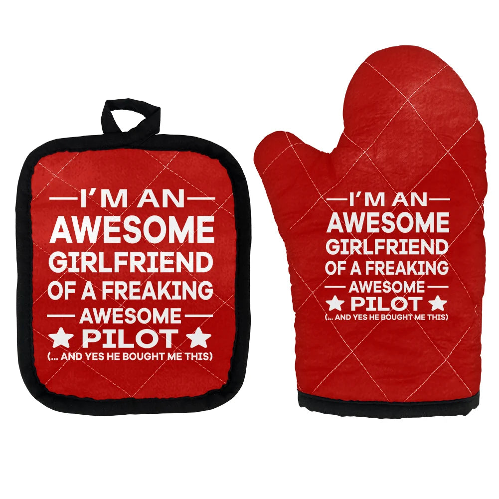 I am an Awesome Girlfriend Gloves - view 10