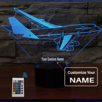 Thumbnail for Customisable Boeing 747 3D Lamp - view 10