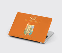 Thumbnail for Szczecin-Goleniów Solidarność Airport (SZZ) design on orange MacBook case