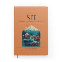 Thumbnail for Sitka Rocky Gutierrez Airport (SIT) design on orange notebook