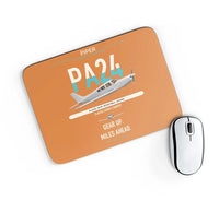 Thumbnail for Piper PA-24-250 Comanche 250 design on orange rectangle mouse pad
