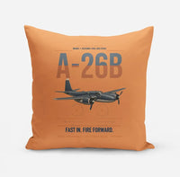 Thumbnail for A-26B Invader design on orange pillow