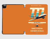Thumbnail for Boeing 777F design on orange ipad tablet case