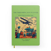 Thumbnail for VINTAGE G4389 - The Threshing Day Flyover - Designed Notebooks design on lightgreen