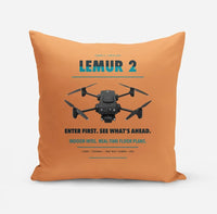 Thumbnail for BRINC LEMUR 2 design on orange pillow