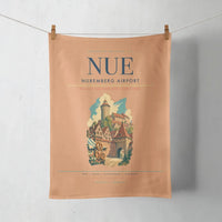 Thumbnail for Nuremberg Airport (NUE) design on orange towel
